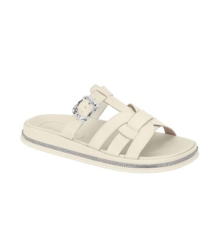 SANDALIA FEM. DE USO COMUM C/ SOLA SINT. CABEDAL S BRANCO OFF