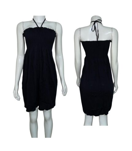 VESTIDO CURTO LASTEX COM ALÇA TAMANHO ÚNICO