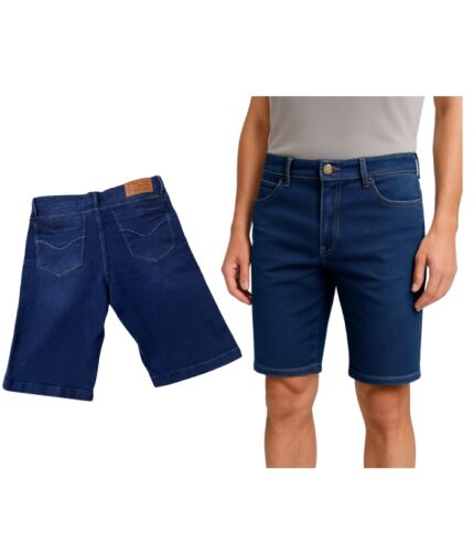 BERMUDA JEANS MASCULINA Clássica Azul TAM 40