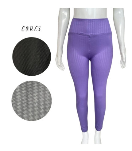 CALÇA LEGGING TEXTURIZADA BRILHO