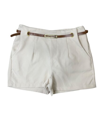 SHORT ALFAIATARIA CINTO COURO