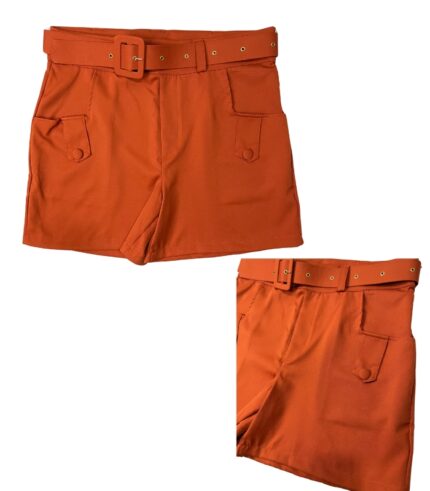 SHORT ALFAIATARIA  COBRE PLUS SIZE TAM GG