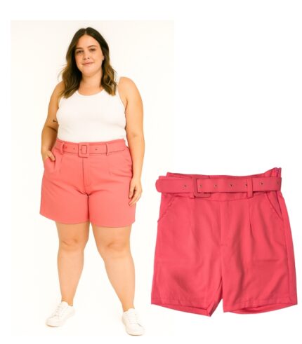 SHORT ALFAIATARIA PLUS SIZE TAM G